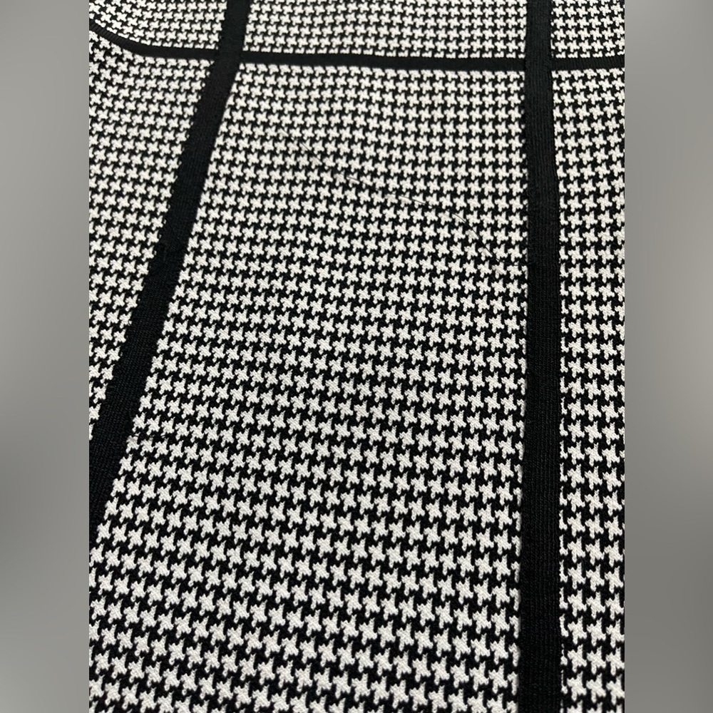 Bcbgmaxazaria Structured Houndstooth Jacquard She… - image 8